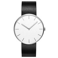 Кварцевые наручные часы Xiaomi Twenty Seventeen Quartz Light Fashion Leather White (Белые) — фото