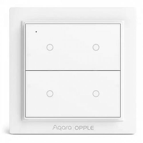 Умный выключатель Aqara Opple Scene Switch Wireless 4 Buttons Edition (не встраиваемый) Белый — фото